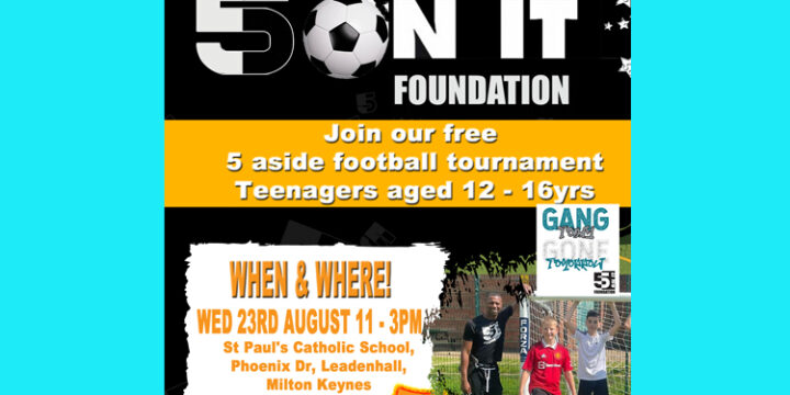 LOTTERY FUNDING SUPPORTS FOOTBALL TOURNAMENT