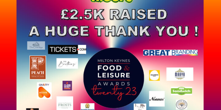 £2500 raised at MK Food & Leisure Awards 2023!
